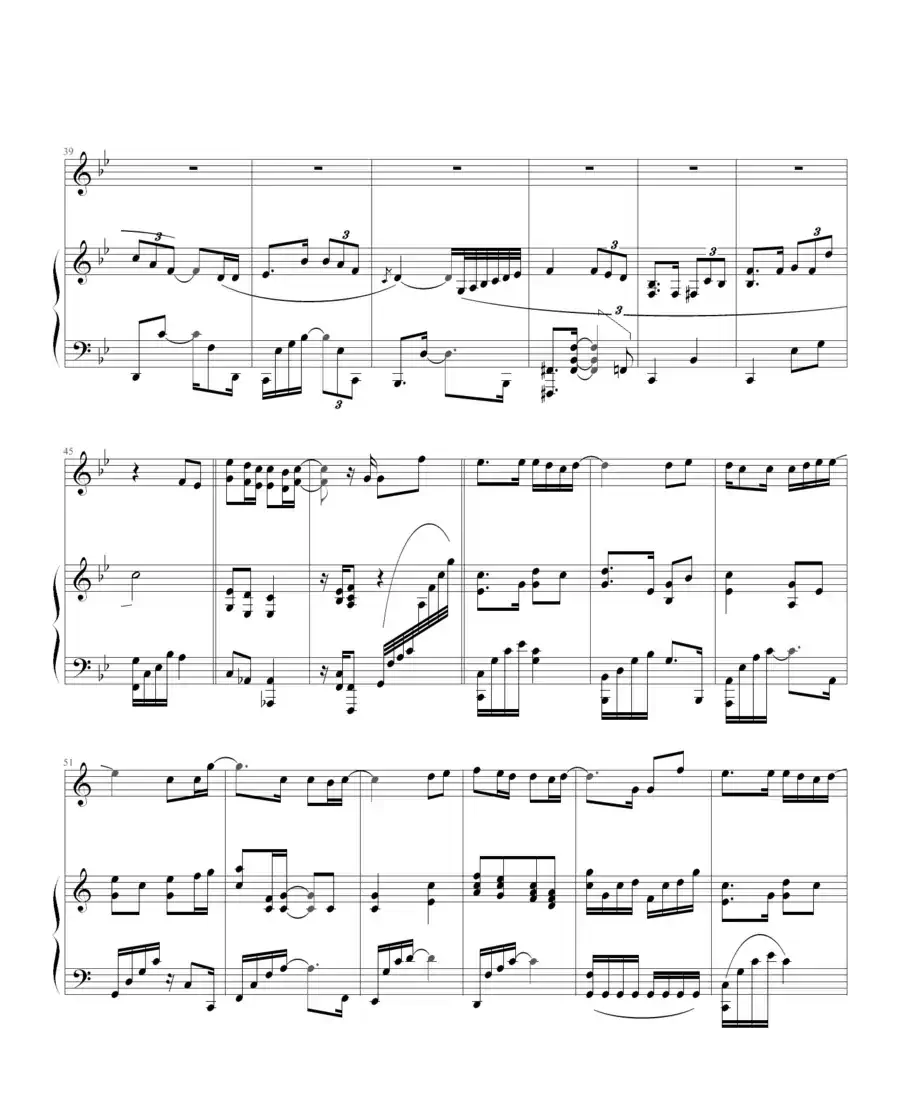 约定（钢琴伴奏谱）