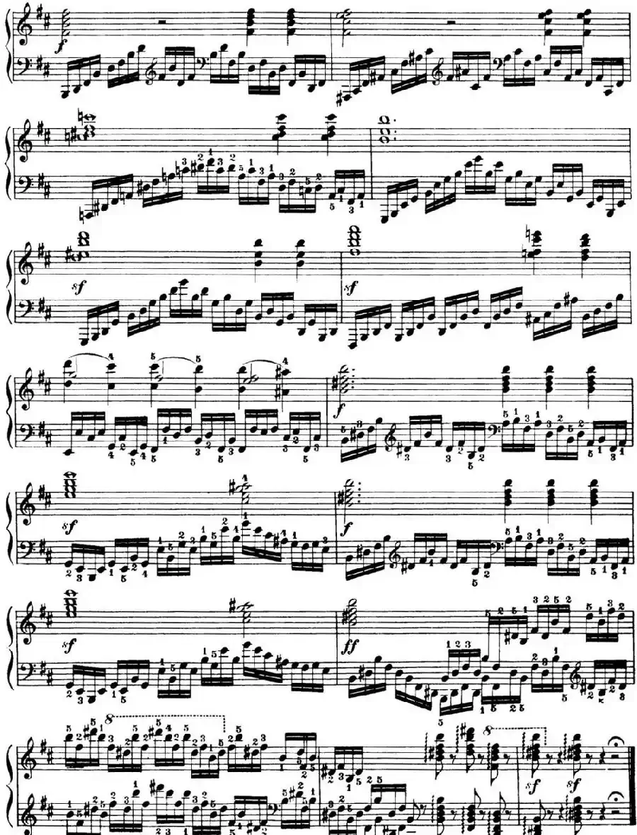 50首车尔尼Op.740钢琴手指灵巧技术练习曲（NO.28）