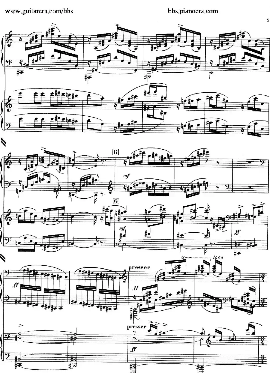 Piano Concerto in c-sharp Minor （升c小调钢琴协奏曲·第一乐章）
