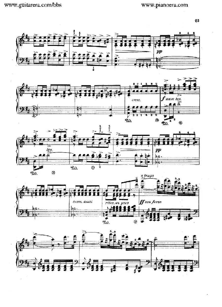 Spanish Dances Op.12（西班牙舞曲·钢琴独奏版）