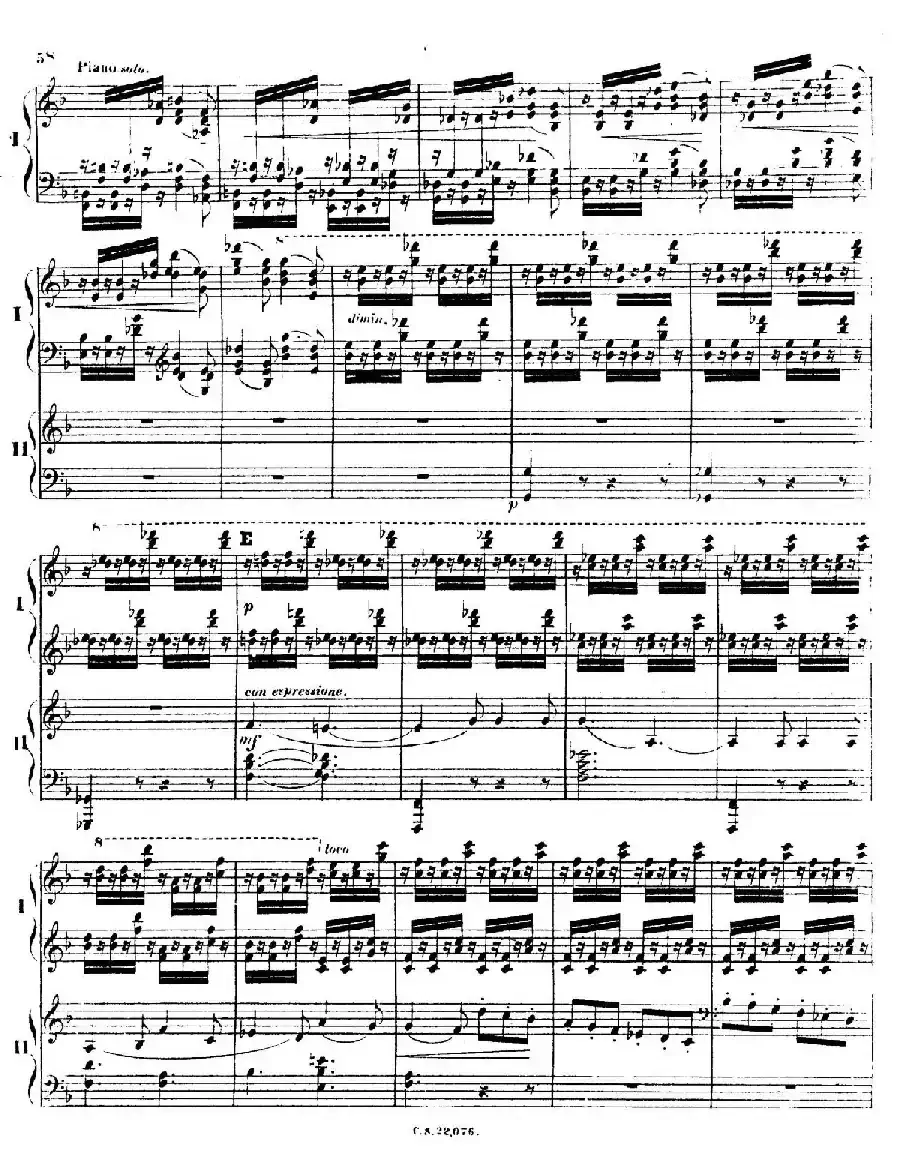 Piano Concerto No.2 in F Major Op.35（F大调第二钢琴协奏曲·Ⅱ·双钢琴）