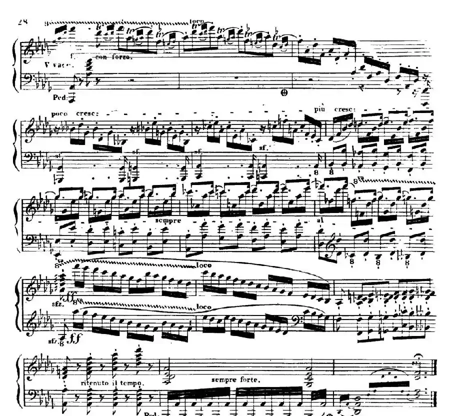 24 Exercices et Preludes Op.21（24首前奏练习曲·15）