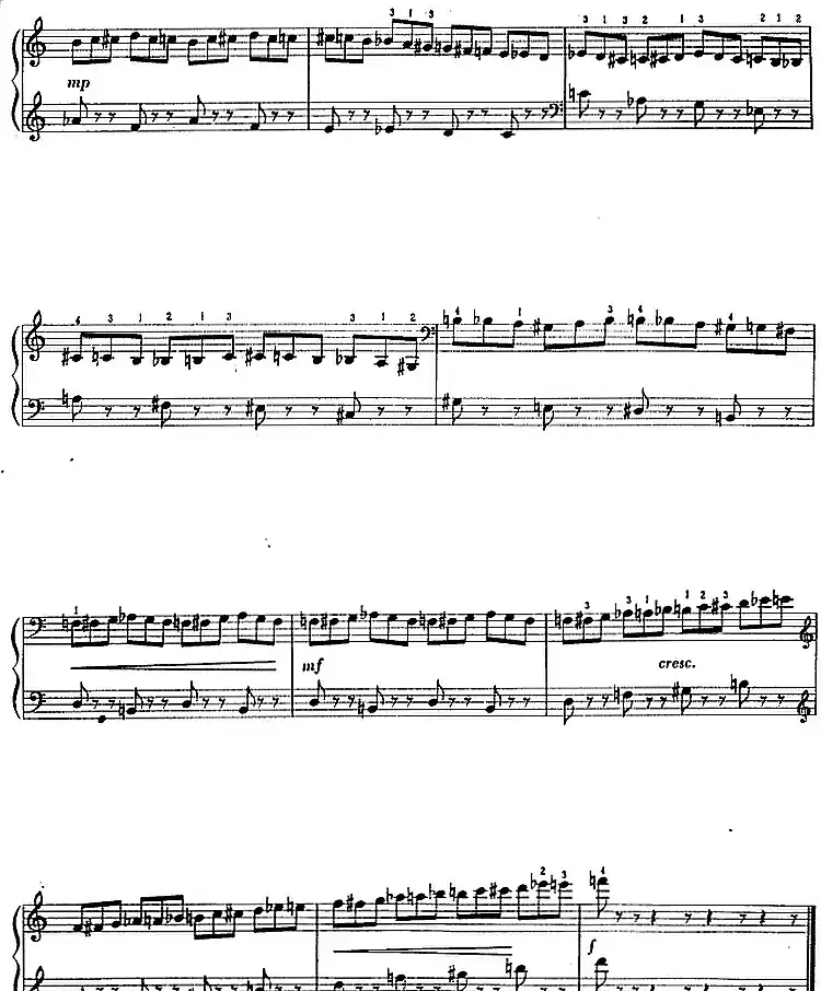 钢琴简易练习曲十六首（丁善德作品三十一号）
