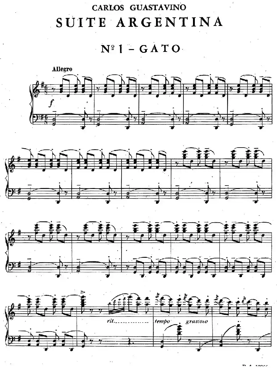 Suite Argentina（阿根廷组曲 No.1）
