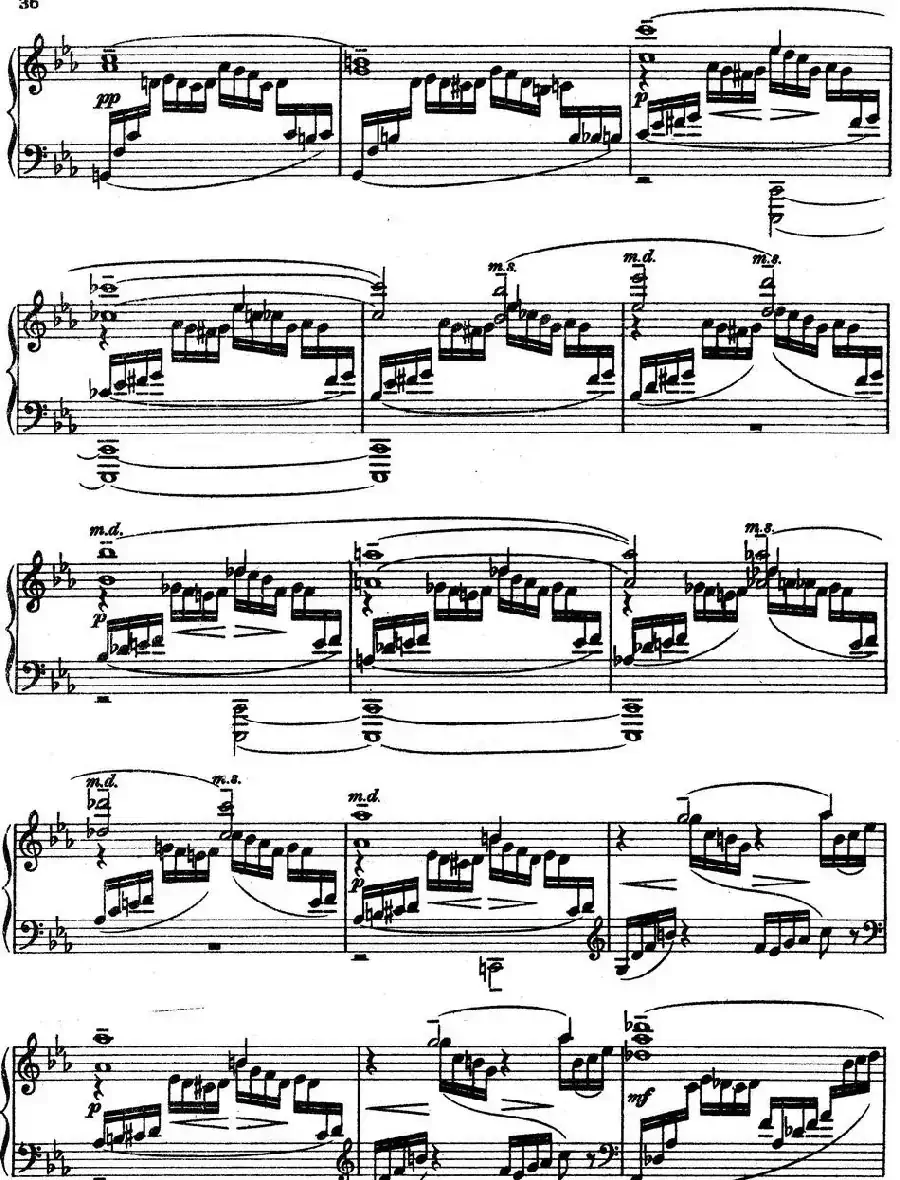 10 Preludes Op.23（拉赫玛尼诺夫10首前奏曲·Ⅶ）