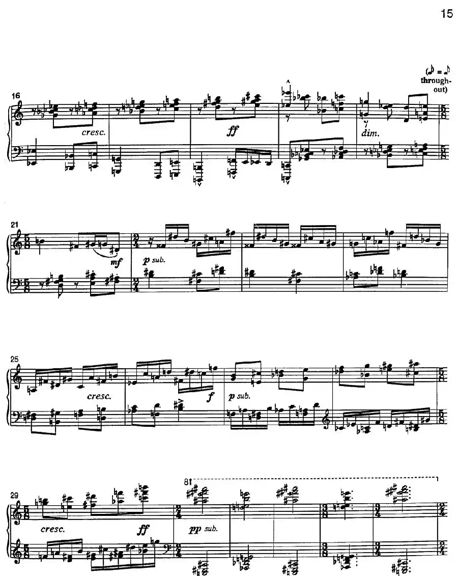 Nine Bagatelles （9首小品）（Ⅸ）