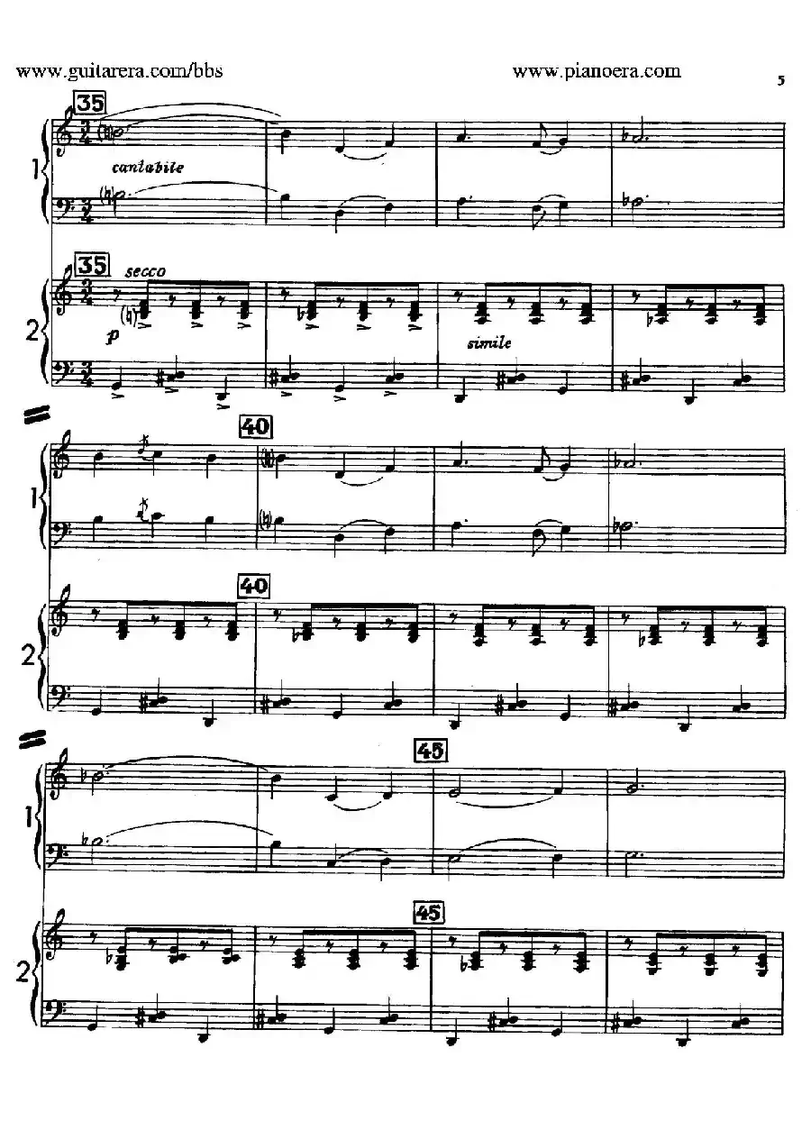 Sabre Dance（马刀舞曲）（双钢琴版）