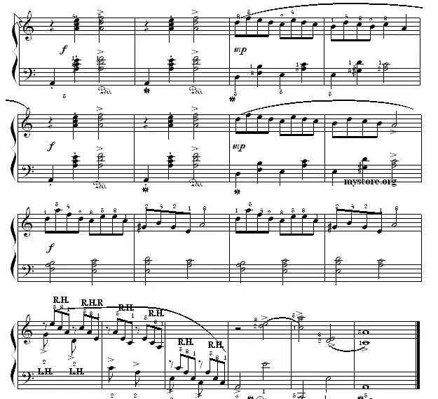 考级初级曲目:惊险的航行