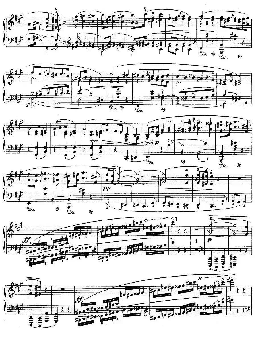 Polonaise in f-Sharp Minor Op.44（升f小调波兰舞曲）
