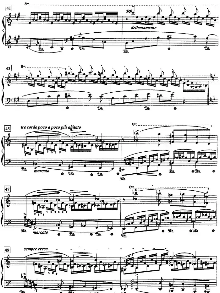钢琴教程第八级 练习曲（森林的呼啸）