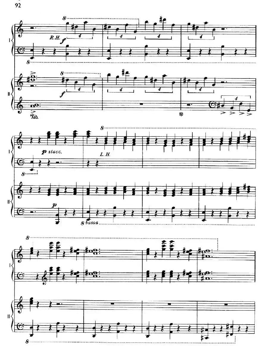 The Planets Op.32（双钢琴）（行星·第六乐章 天王星—魔术师）