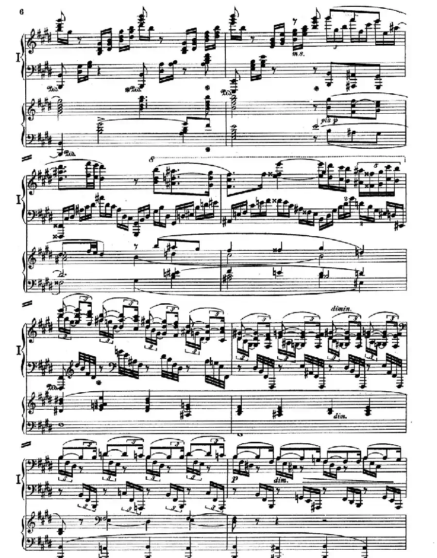 Piano Concerto in E Major Op.59（E大调钢琴协奏曲·双钢琴·第一乐章）