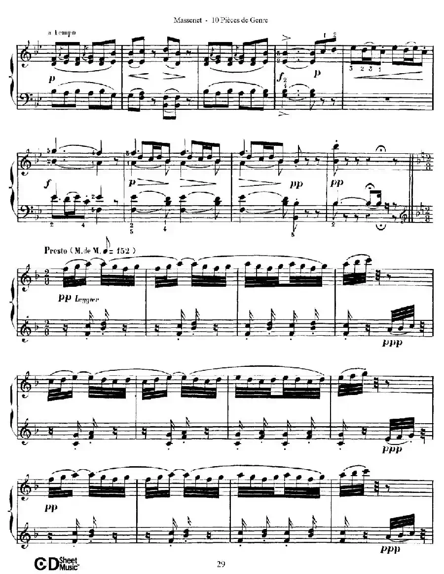 Dix Pièces de Genre Op.10（10首个性小品·Ⅷ）