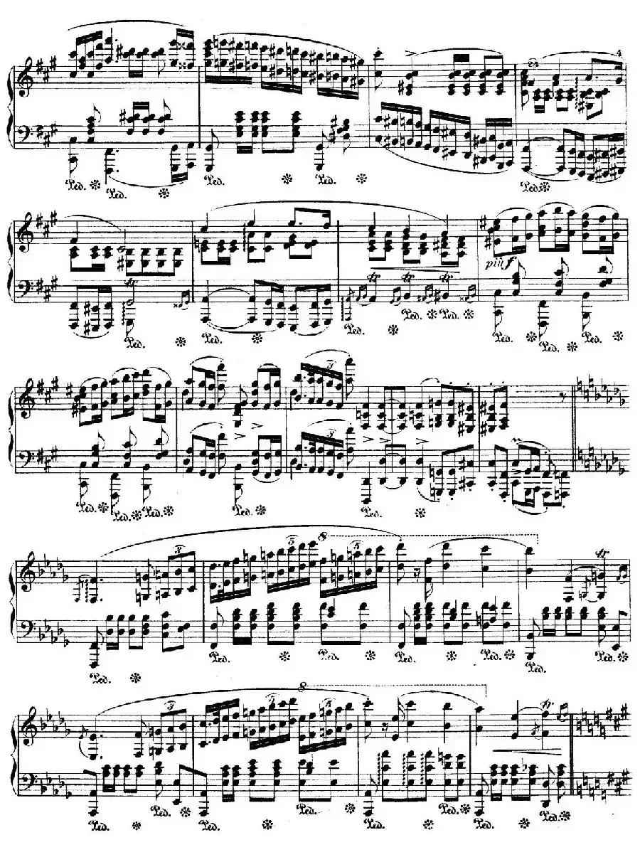 Polonaise in f-Sharp Minor Op.44（升f小调波兰舞曲）