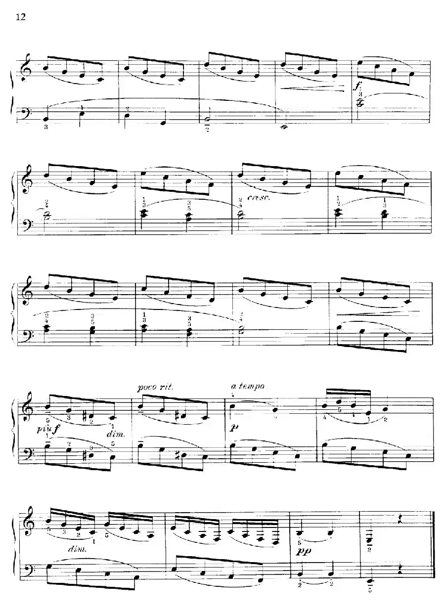 Thirty Pieces For Children Op.27（30首儿童钢琴曲 6—10）
