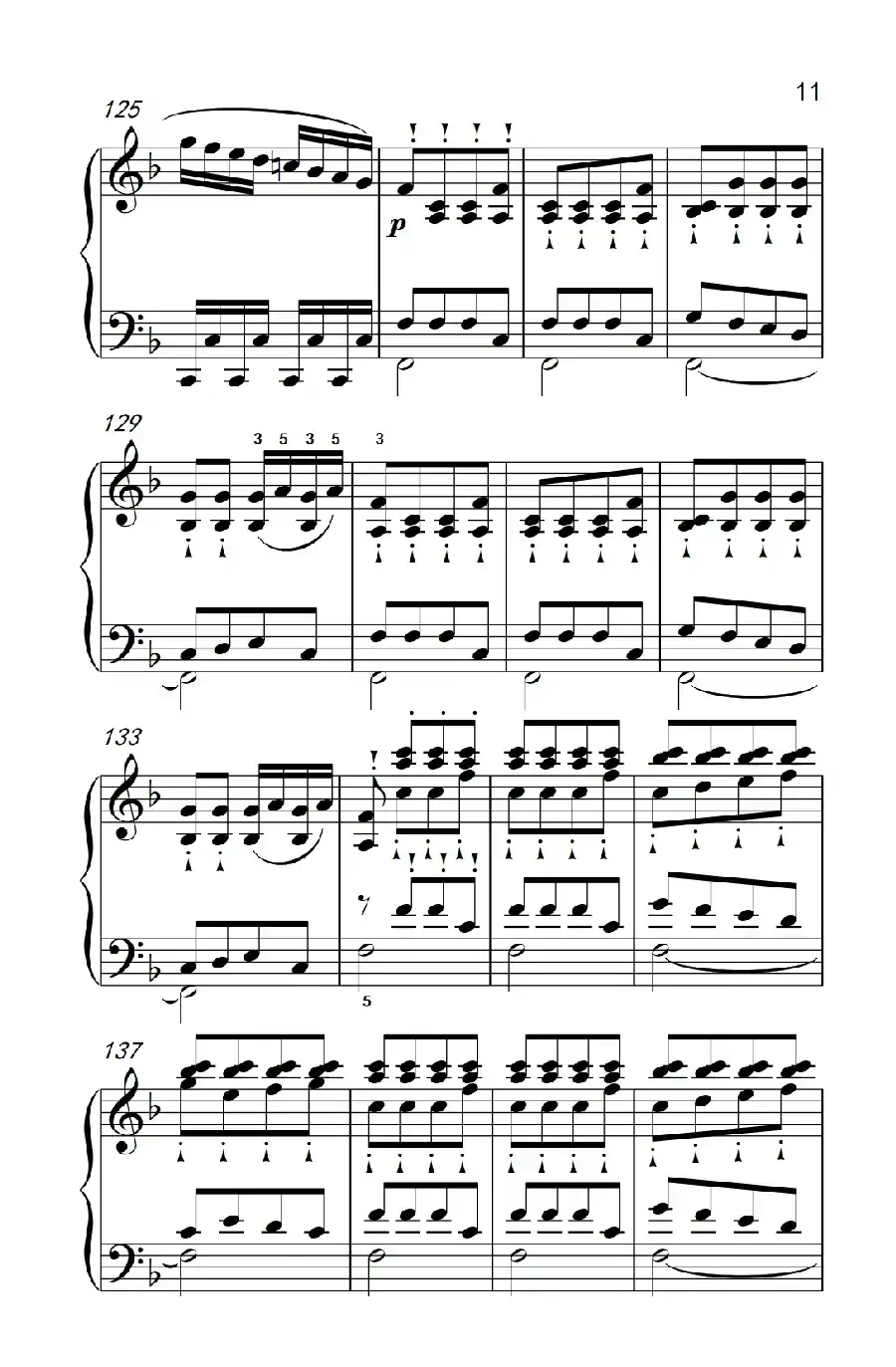 奏鸣曲 Opus 10 Nr.2 第三乐章（贝多芬奏鸣曲集 2）