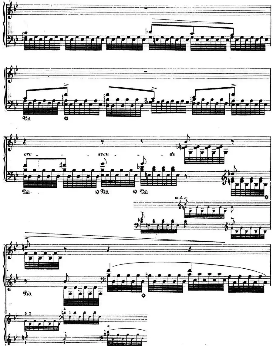 6首帕格尼尼大练习曲（Tremolo Etude Nr.1）