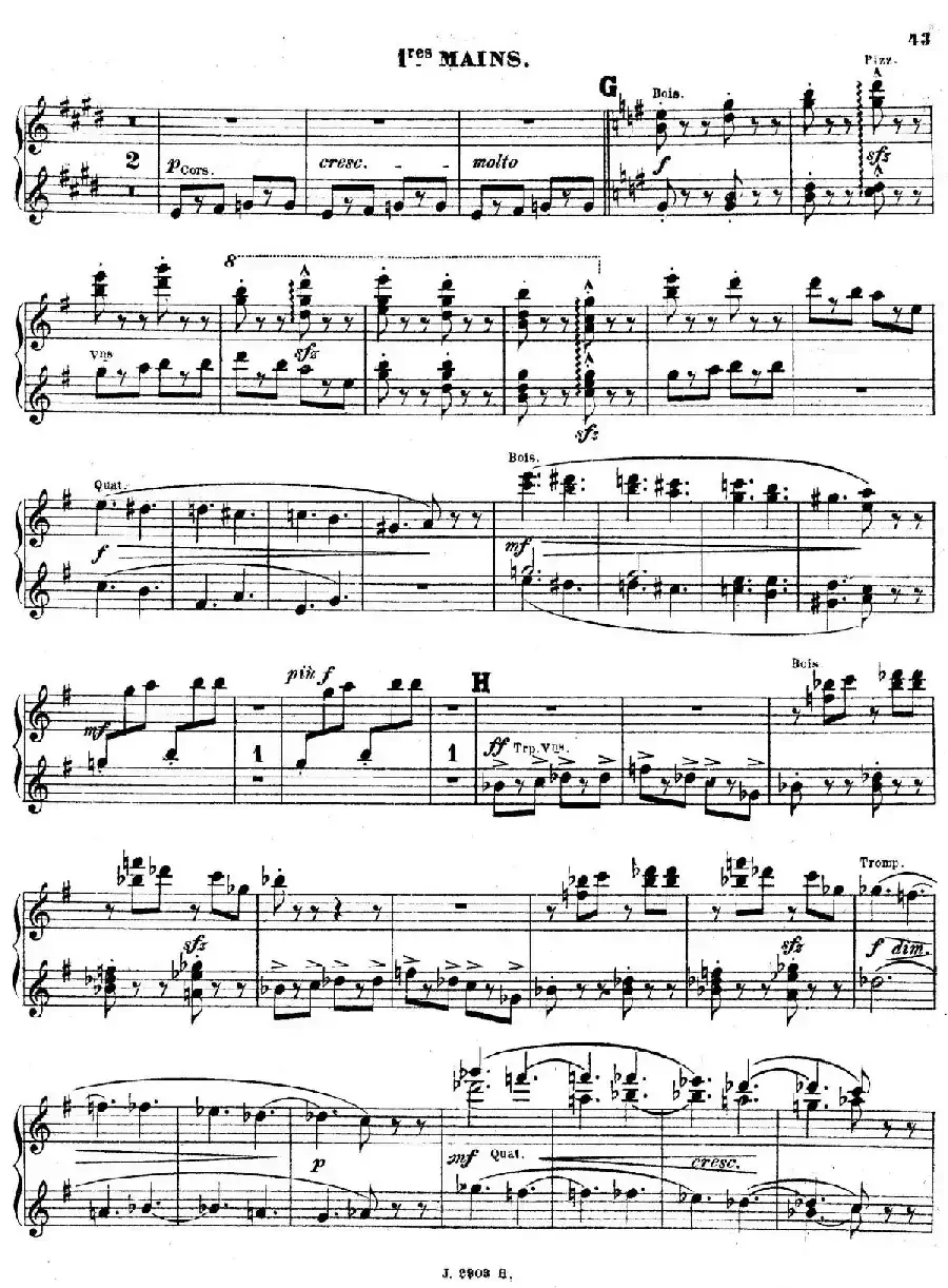 Symphony on a French Mountain Air Op.25（法国山歌交响曲·双钢琴·Ⅲ）