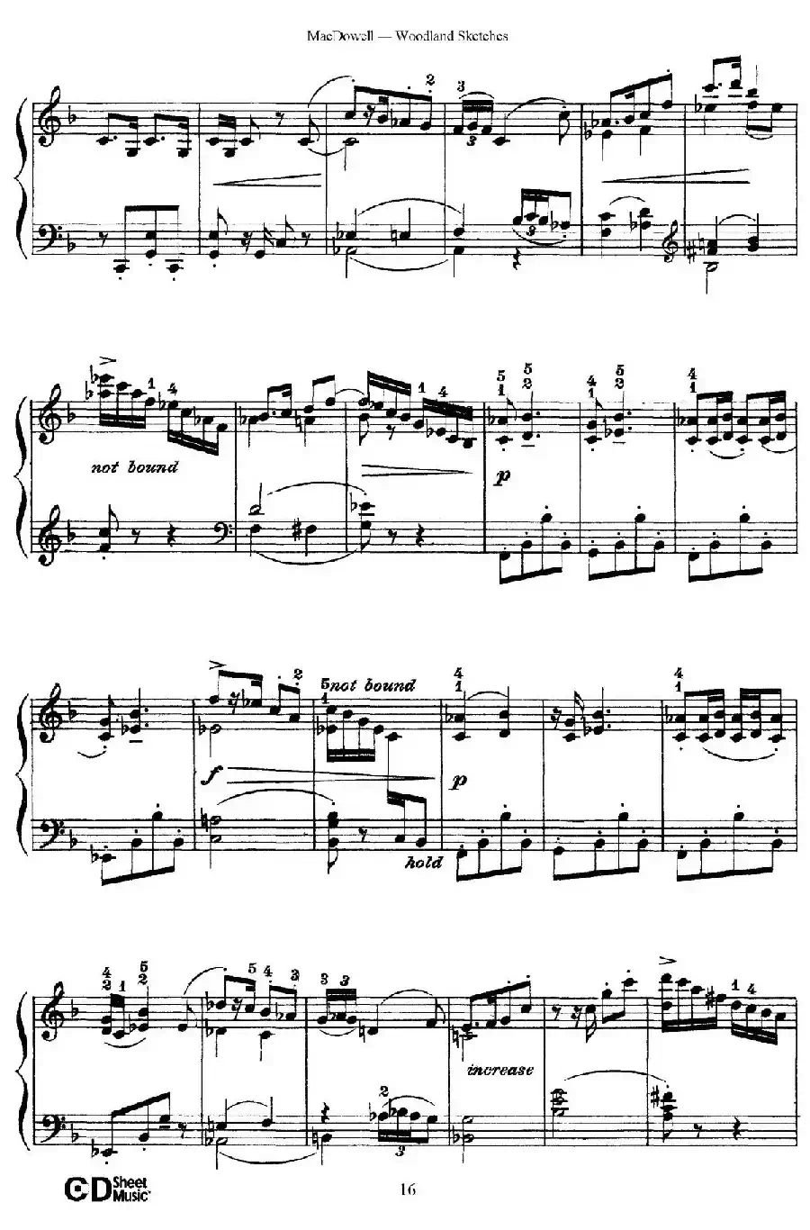 Woodland Sketches Op.51（森林素描·7）