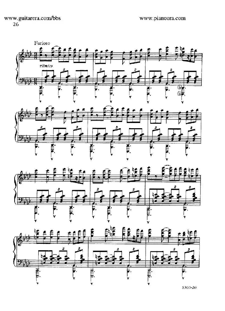 Fourth Piano Sonata S.360（第四钢琴奏鸣曲）