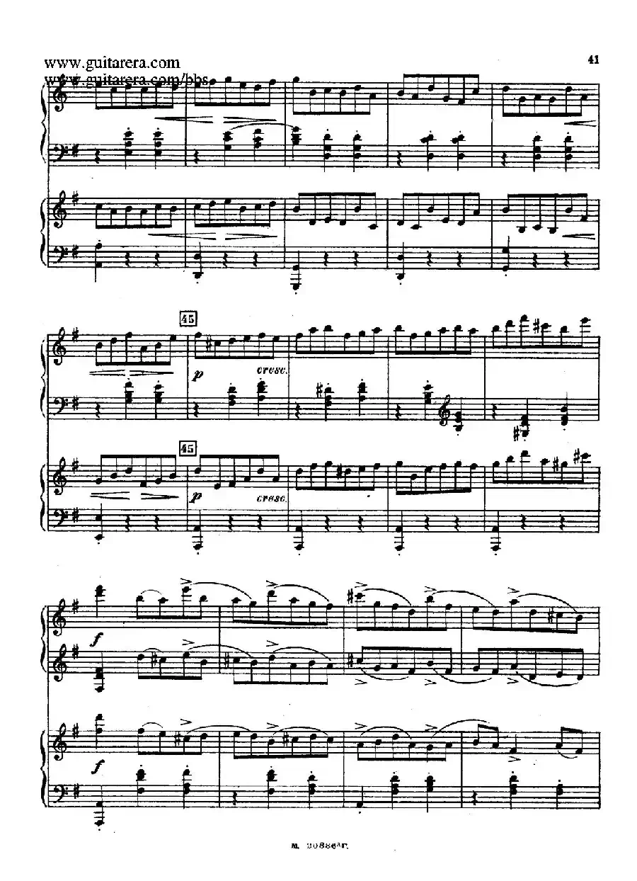 第二双钢琴组曲 Suite for Two Pianos No.2 Op.17（2. 圆舞曲 Valse）