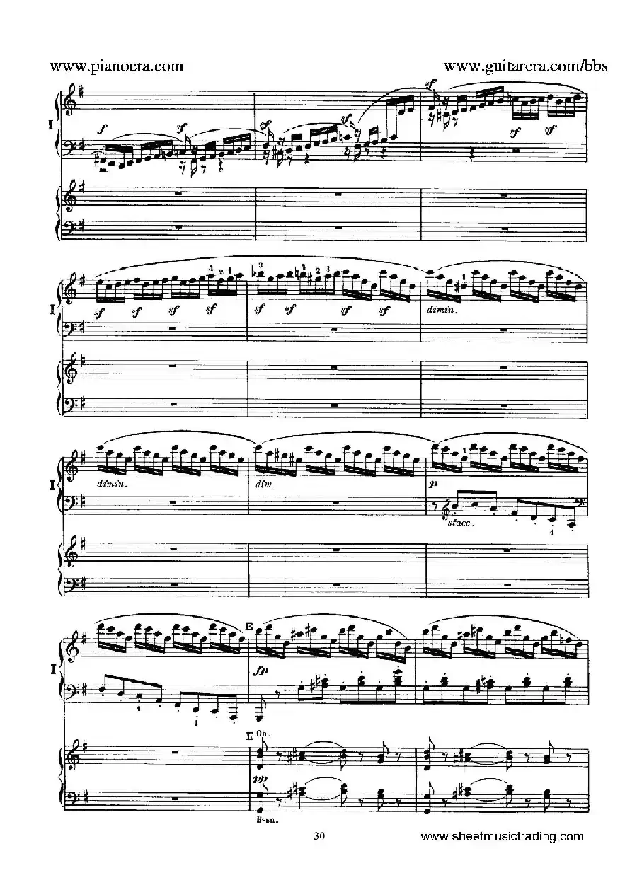 Piano Concerto No.1 in g Minor Op.25（g小调第一钢琴协奏曲·双钢琴）
