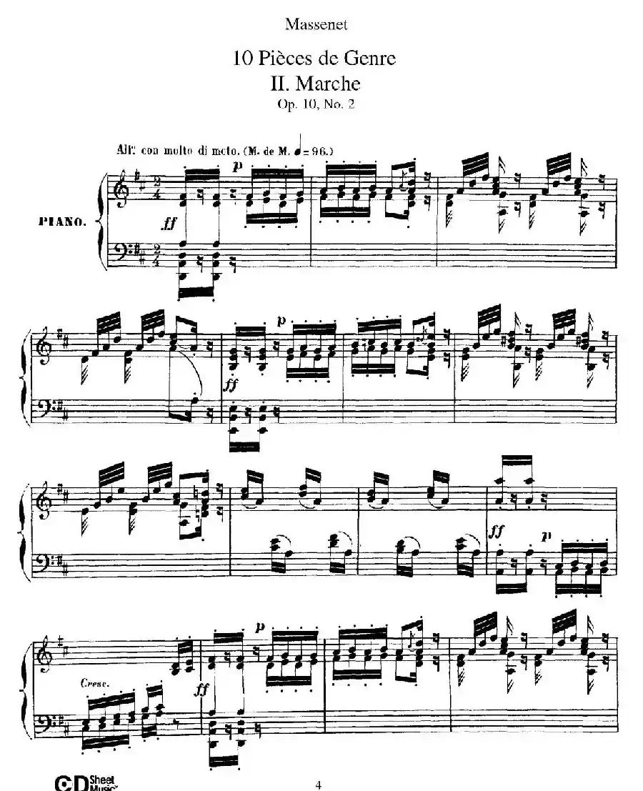 Dix Pièces de Genre Op.10（10首个性小品·Ⅱ）