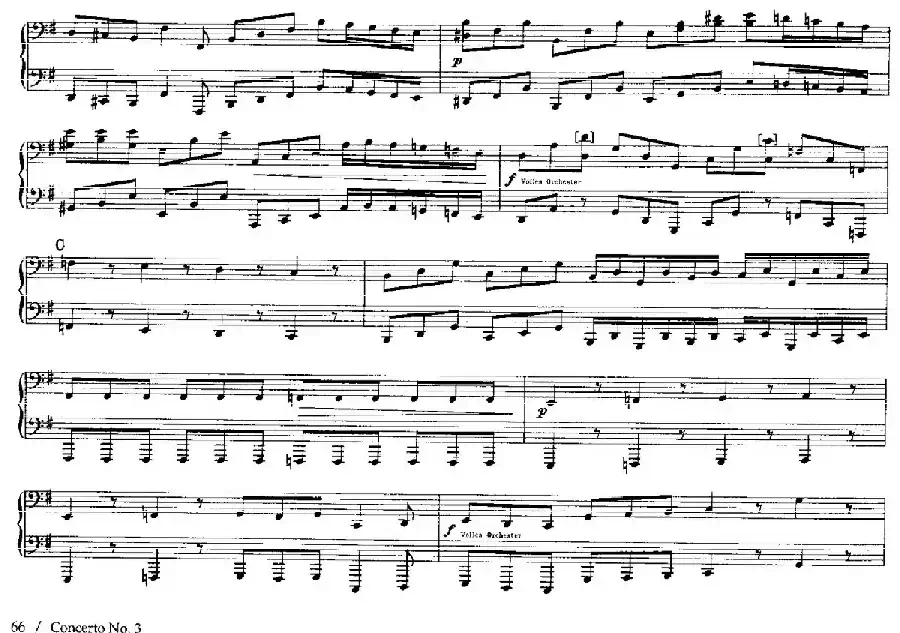 Brandenburg Concerto No.3 in G Major BWV.1048（G大调第三勃兰登堡协奏曲·四手联弹版）
