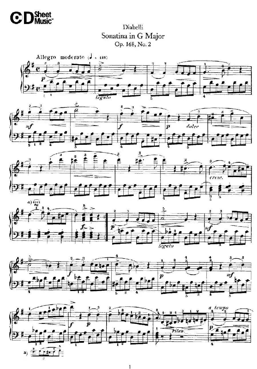 7 Piano Sonatinas Op.168（7首钢琴小奏鸣曲 No.2）
