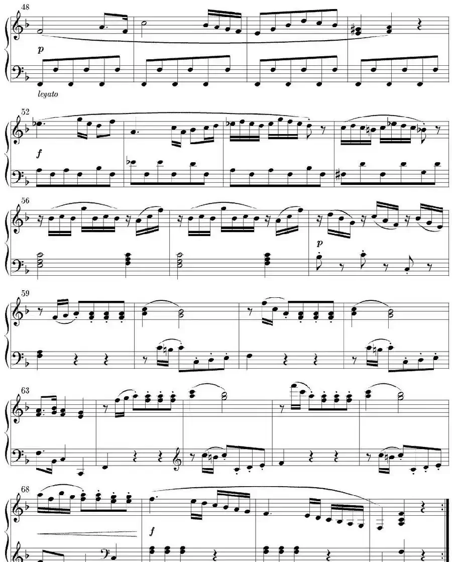 6 Sonatinas Op.36（6首钢琴小奏鸣曲-4）