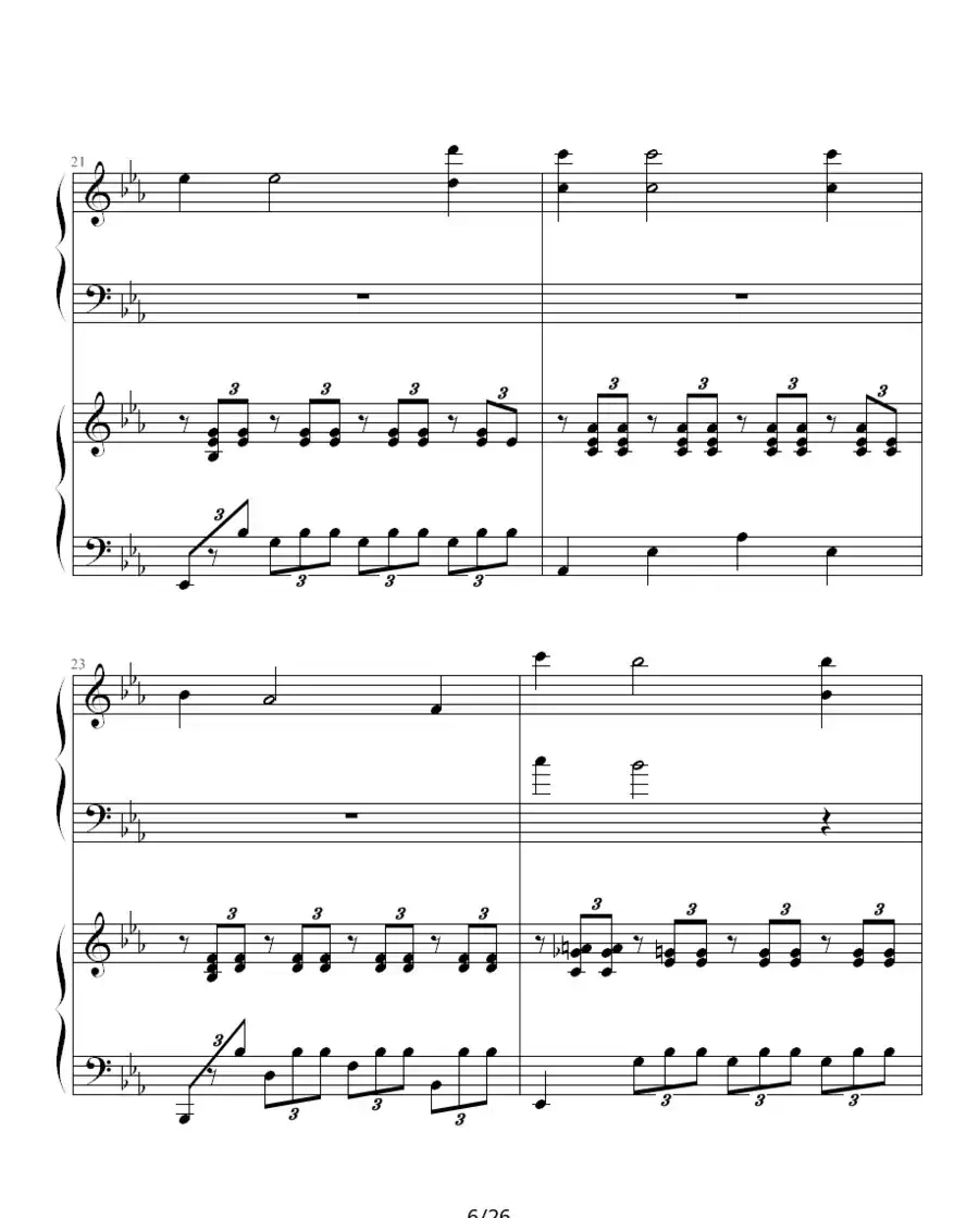 ココロの音(双钢琴)