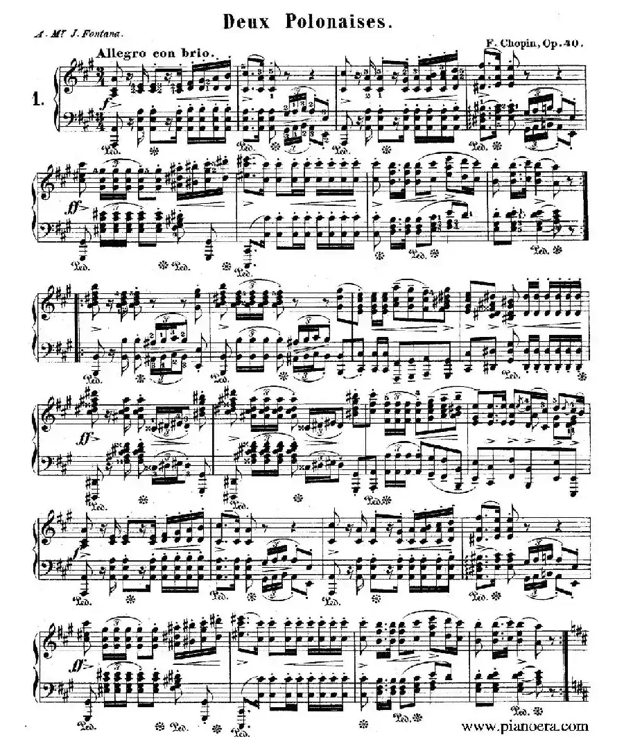 Deux Polonaises Op.40（2首波兰舞曲）