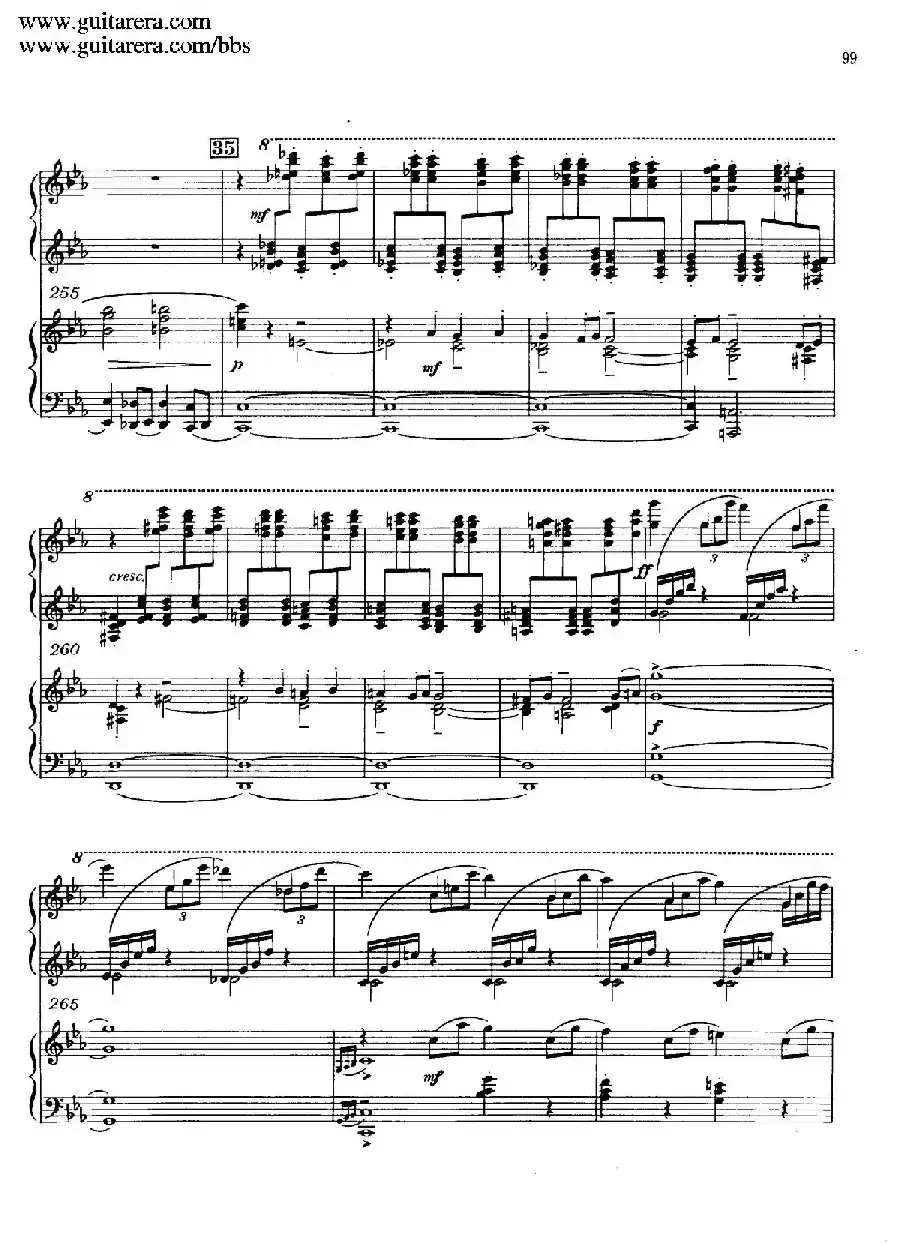 c小调第二钢琴协奏曲 Op.18（双钢琴·第三乐章）