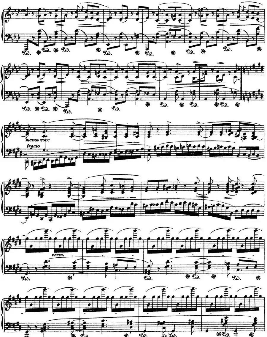 肖邦 叙事曲3 降A大调 Chopin Ballade No.3 Op.47