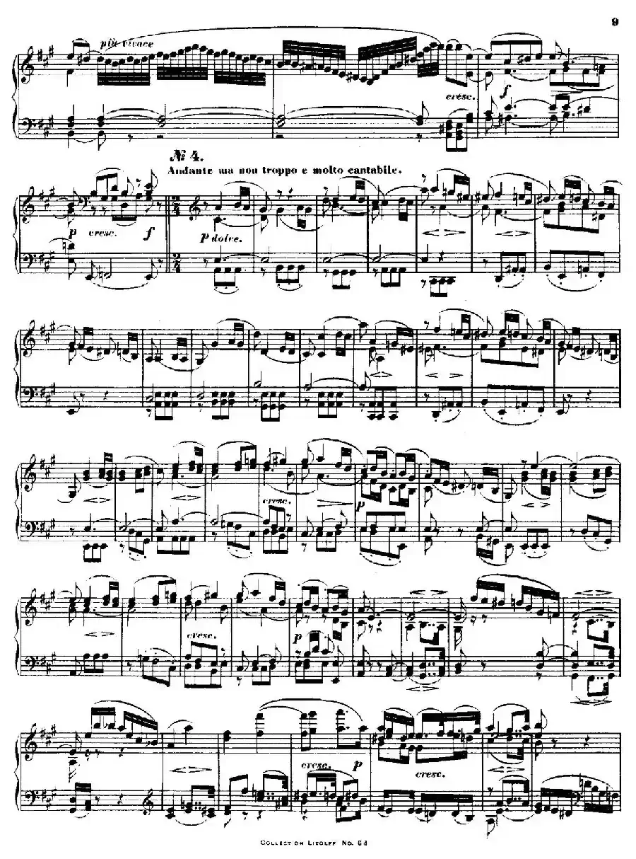 Quartet No.14（升c小调第十四弦乐四重奏钢琴版）