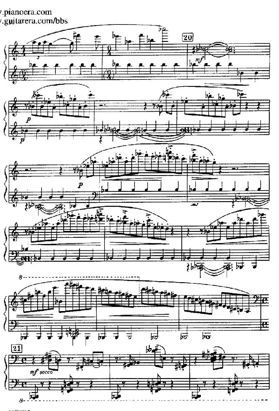 Piano Sonata（钢琴奏鸣曲· 第一乐章）