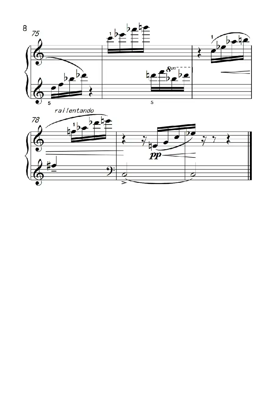 分解琶音（巴托克 小宇宙 钢琴教程 6）