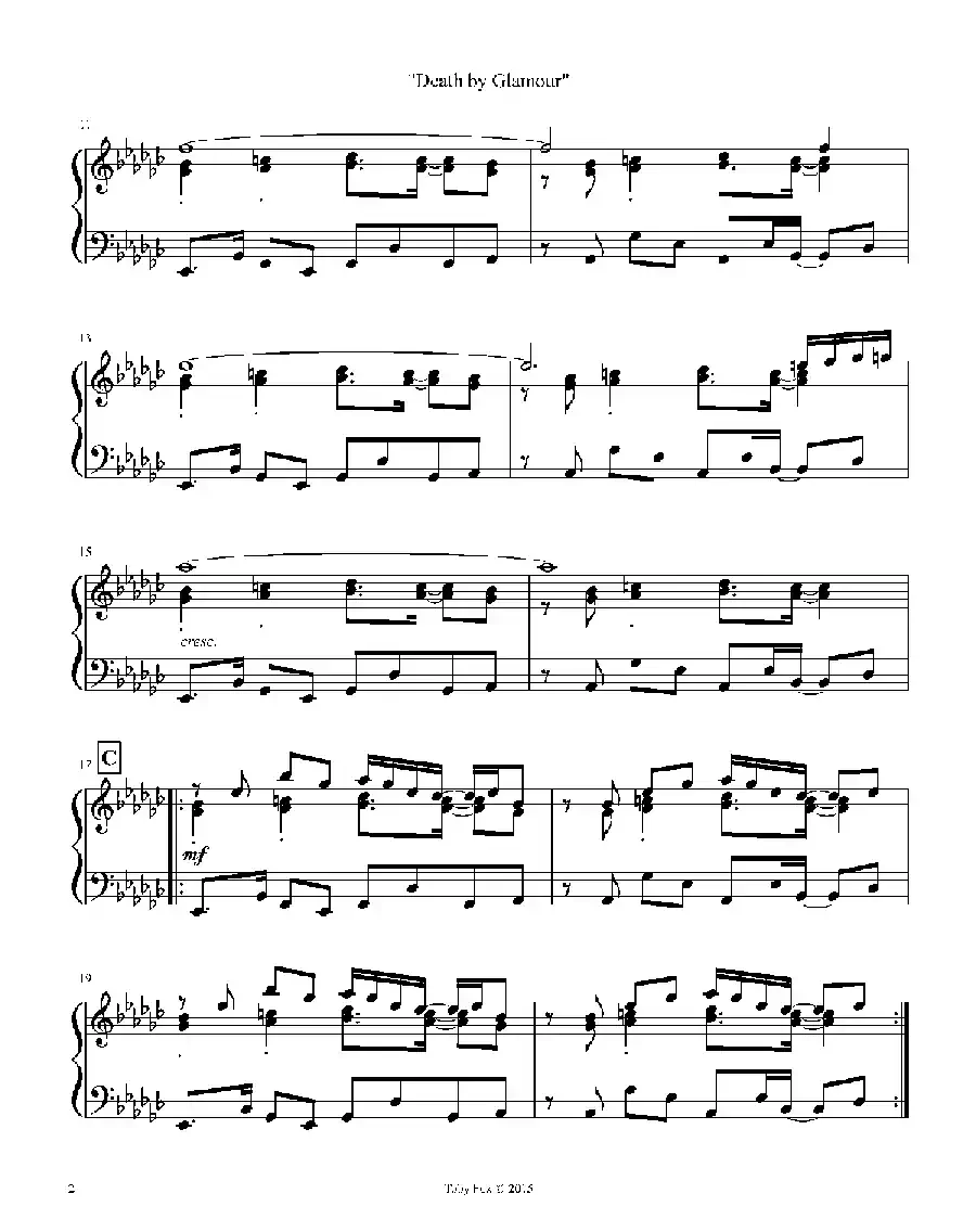 Death By Glamour（Duet）