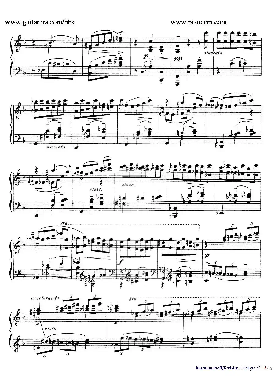 Liebesfreud（爱的喜悦）（钢琴独奏版）