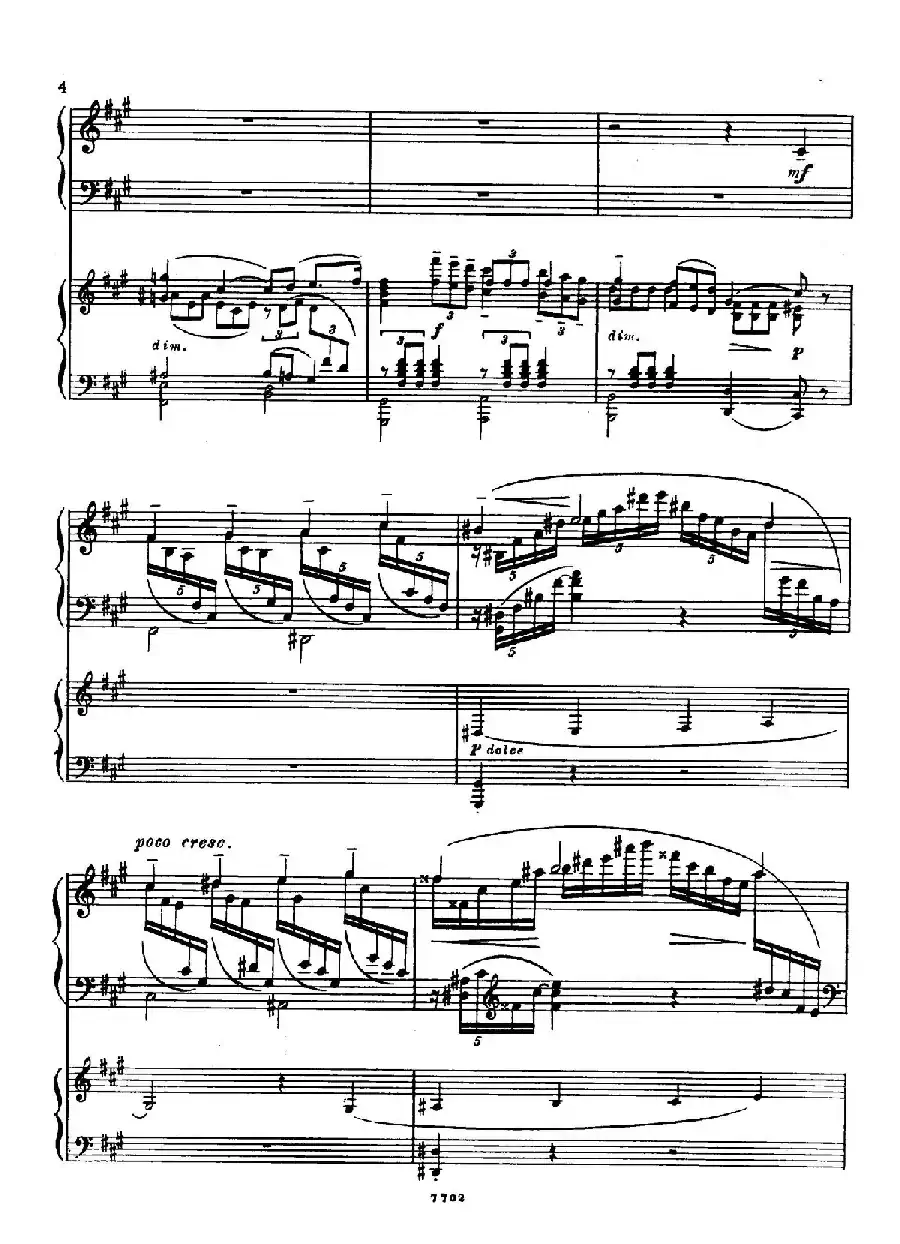 升f小调第一钢琴协奏曲 Op.1（双钢琴版）