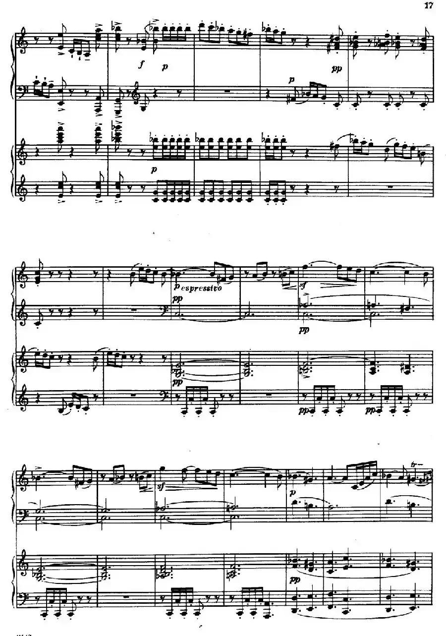 Introduction et Rondo Capriccioso Op.28（引子与随想回旋曲·双钢琴）