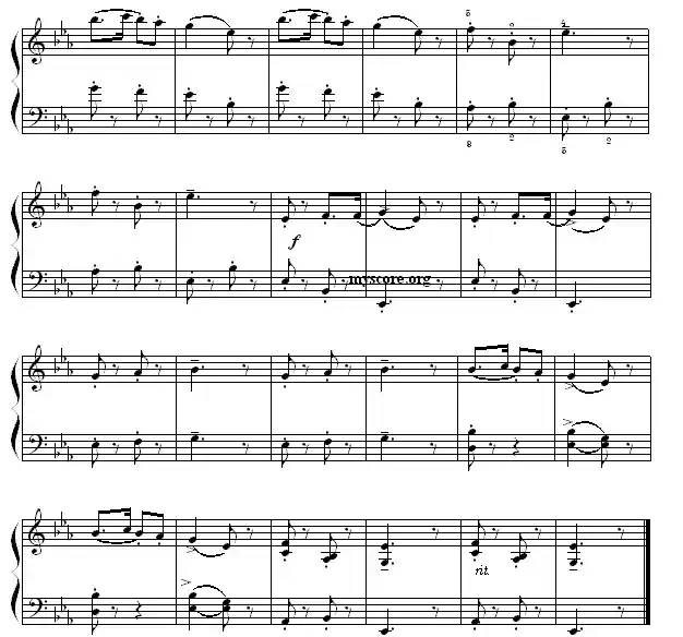 考级的初级曲目：两只老虎