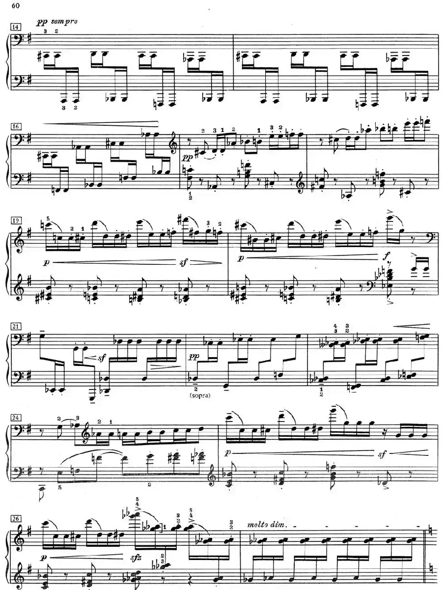 德彪西12首钢琴练习曲(9 反复音练习v1.0 notes répétées)