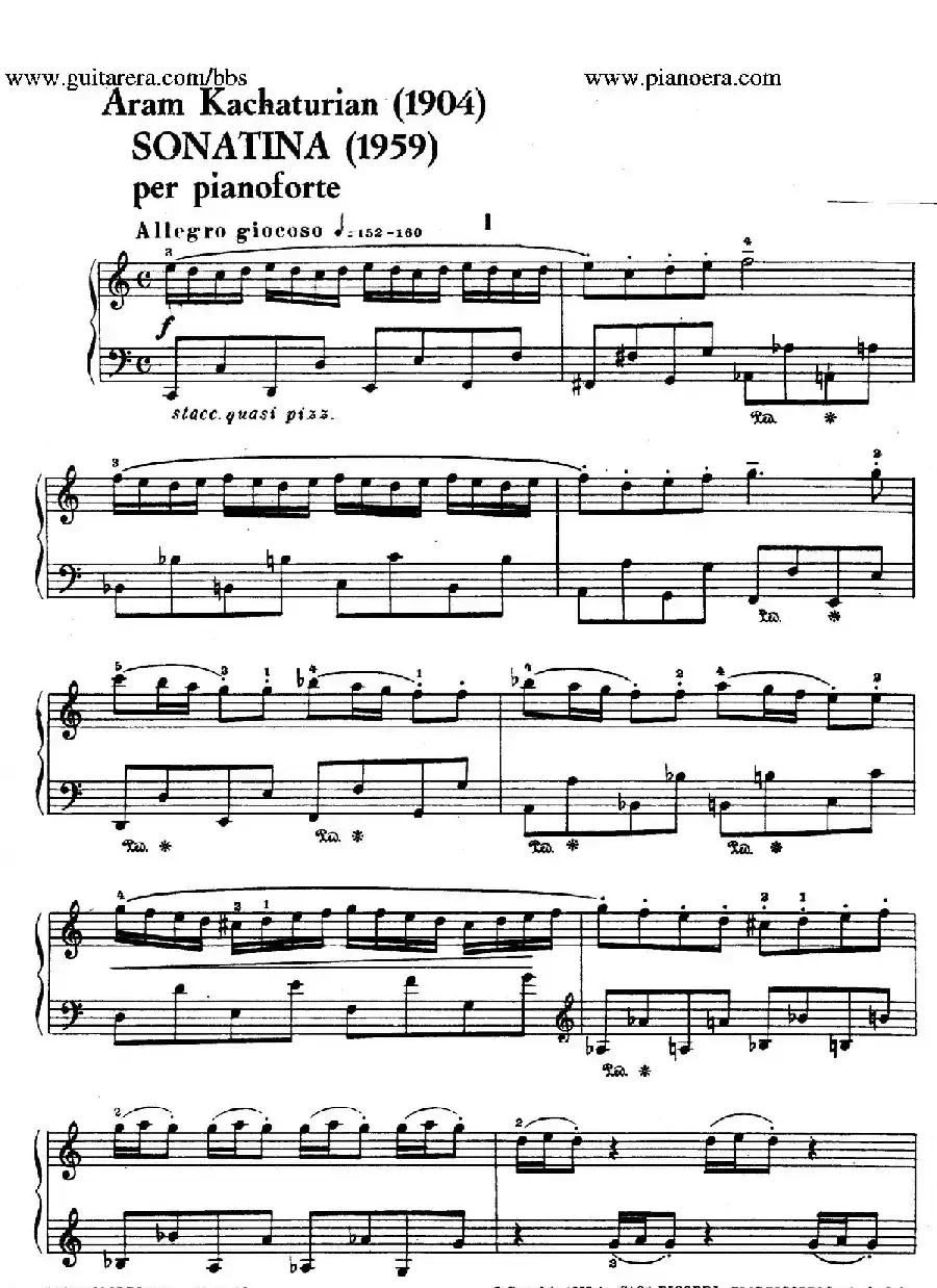 Piano Sonatina in C Major Op.93（C大调钢琴小奏鸣曲·第一乐章）