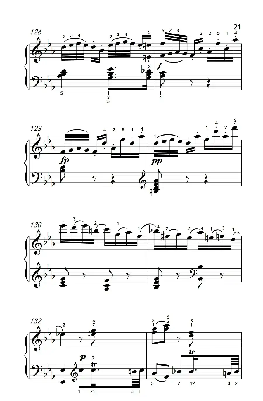 奏鸣曲 Opus 7 第四乐章(贝多芬奏鸣曲集 2)