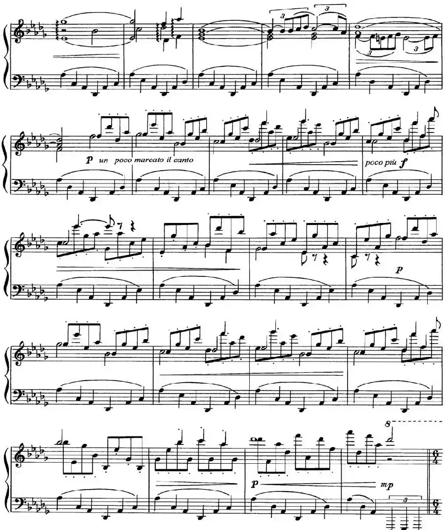 柴可夫斯基18首钢琴小品Op.72（10.Scherzo-fantaisie）