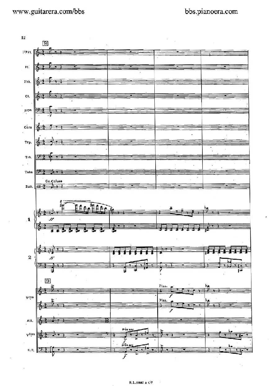 Concerto for 2 Pianos in d Minor（d小调双钢琴协奏曲·总谱）