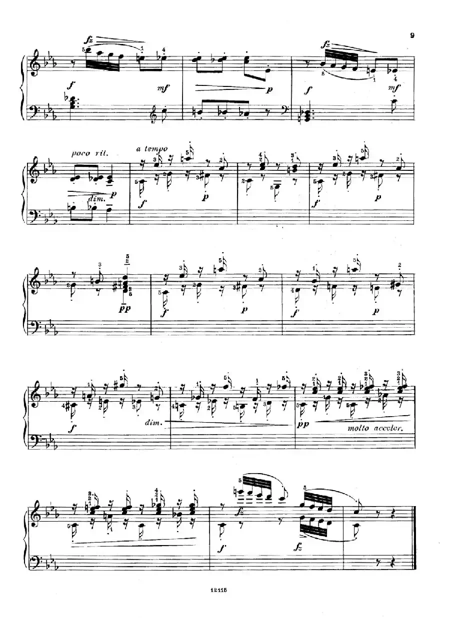 Six Humorous Bagatelles Op.11（6首幽默小品·4）