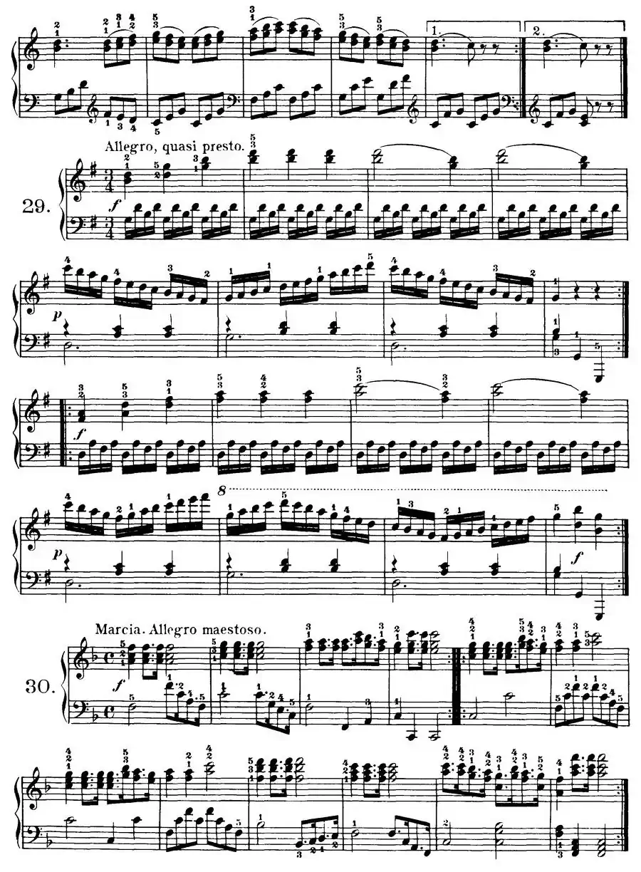 Czerny - 100 Progressive Studies Op.139（22—36）