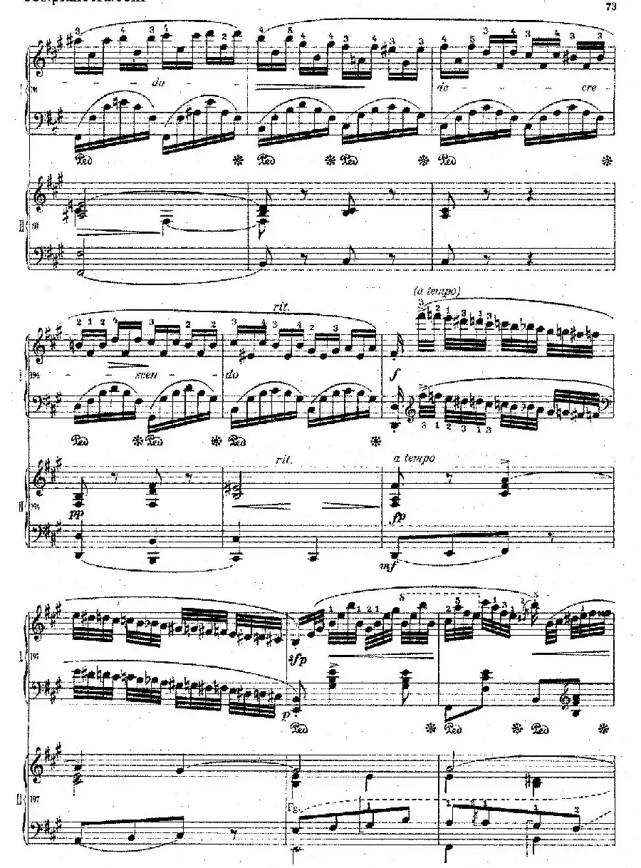 Grand Fantasy on Polish Airs Op.13（华丽的波兰民歌幻想曲·双钢琴版）